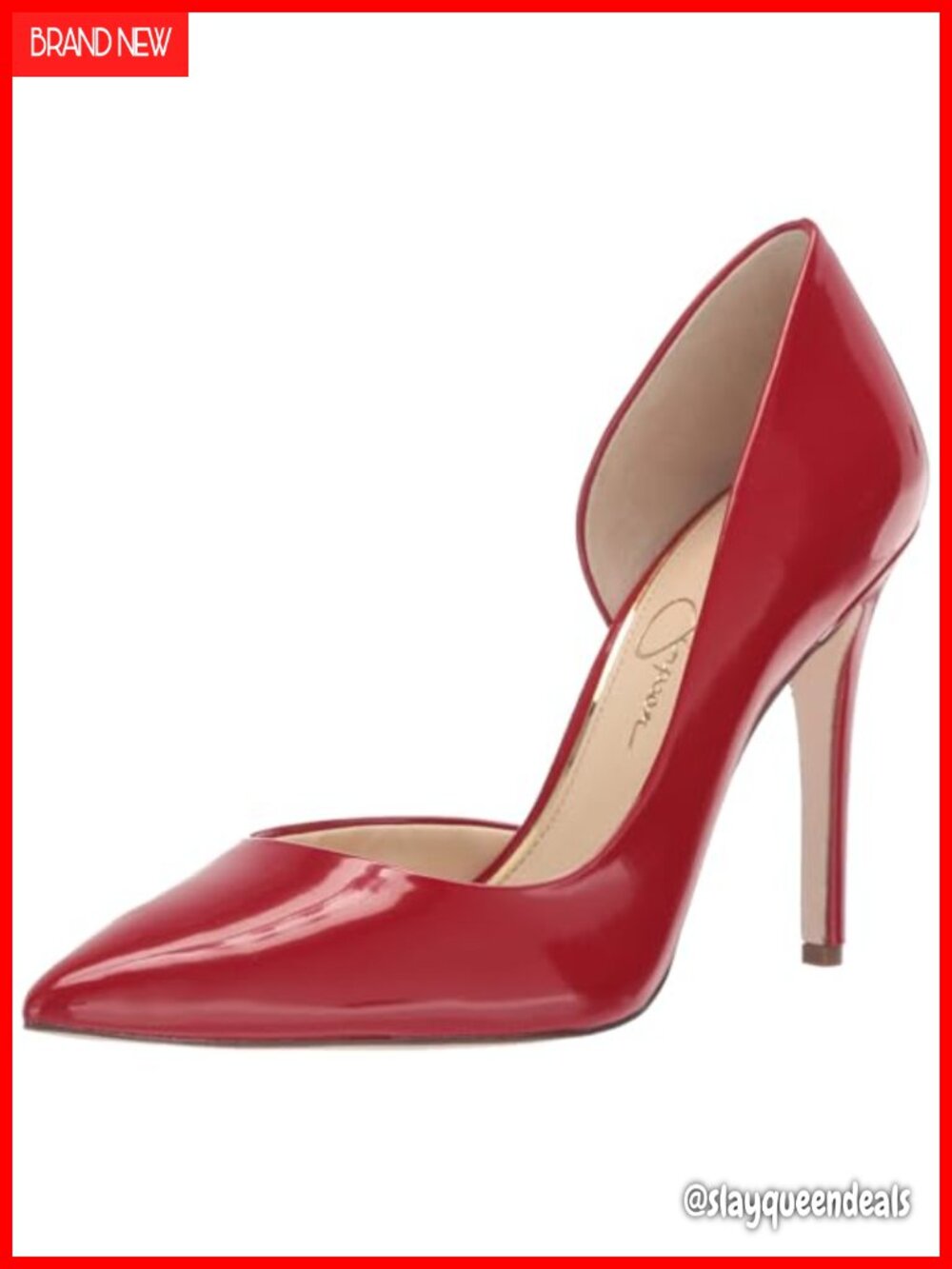 Jessica Simpson Prizma D'Orsay Pump Stiletto Heel Memory Foam